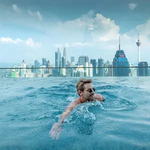 Penthouse On 34 - The Highest Unit And Views In Regalia & Private Rooftop Terrace , Kuala Lumpur Malezja
